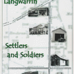 Langwarrin Settlers and Soldiers book cover. Early thumbnail photographs of Langwarrin