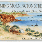 Naming Mornington Streets book cover. Watercolour of early view of Snapper Point.